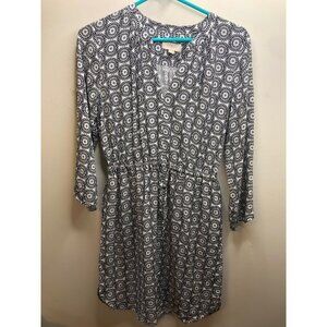 Womens Black And White Loft Dress - Size Small Petite